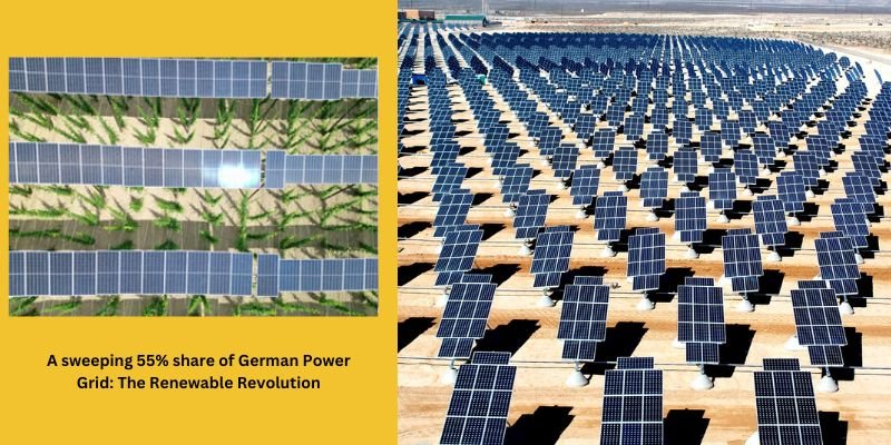 A sweeping 55% share of German Power Grid: The Renewable Revolution